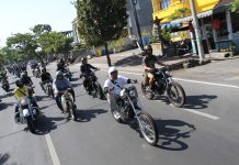 Acara Motor dan Musik The Rhythm Ditutup Riding Bersama ke GWK Acara motor dan musik