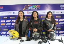 Tiga Lady Biker Ini Ikut Victory Lap Yamaha V-Ixion di YSR Seri 3 Sentul tiga lady biker