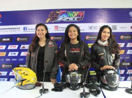 Tiga Lady Biker Ini Ikut Victory Lap Yamaha V-Ixion di YSR Seri 3 Sentul tiga lady biker