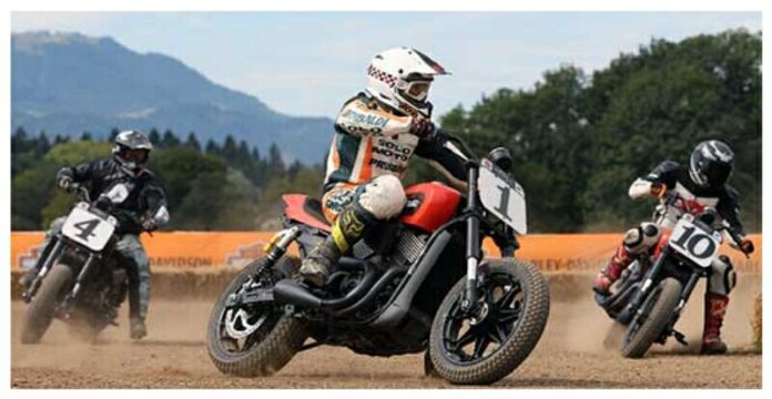 Balapan Flat Track di European Bike Week 2017