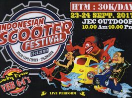 Indonesian Scooter Festival Kasih Lucky Draw Vespa VBB 1964 Indonesian Scooter Festival Kasih Lucky Draw Vespa VBB 1964