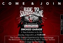 Sebelum Riding ke GWK, Seri terakhir The Rhythm di Smoked Garage di smoked garage