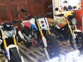 Maxindo Moto Boyong Motor Modifikasi BMW G310R di Kustomfest 2017 modifikasi BMW G310R