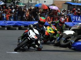 Galeri Foto: Aksi-aksi Pembalap di Yamaha Cup Race 2017 Seri 2 Kediri