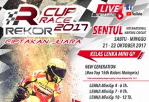 Perdana, Event Balap Motor Bertajuk Rekor Cup Race 2017 Siap Digelar Rekor Cup Race 2017