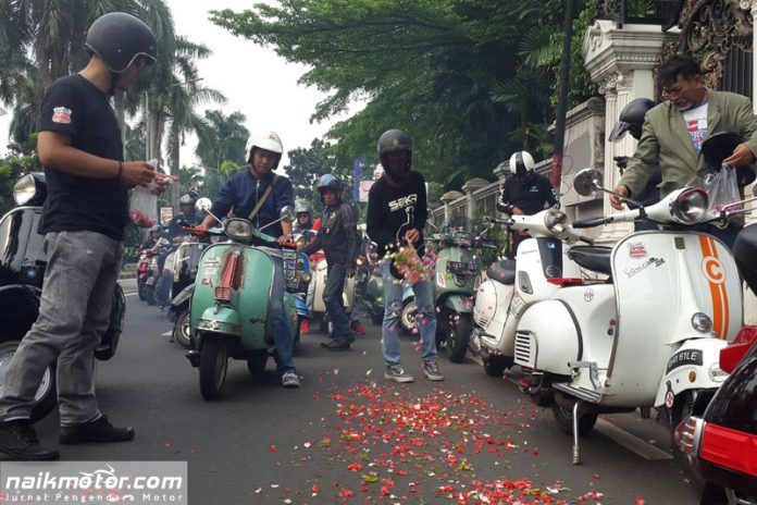 Somplak Ride Bukti Solidaritas Anak Vespa yang Tak Pernah Pupus