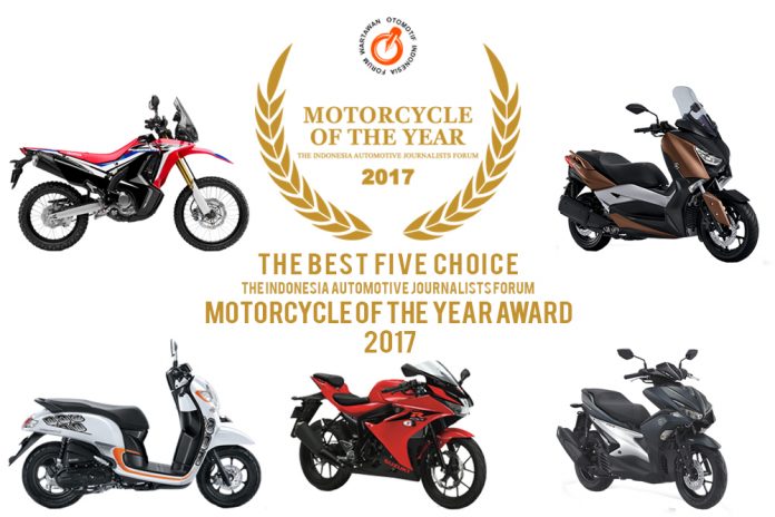 lima motor terbaik finalis Forwot motorcycle of the year 2017