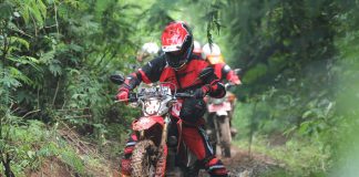 Tes Perdana Honda CRF150L Terabas Alam Bandung