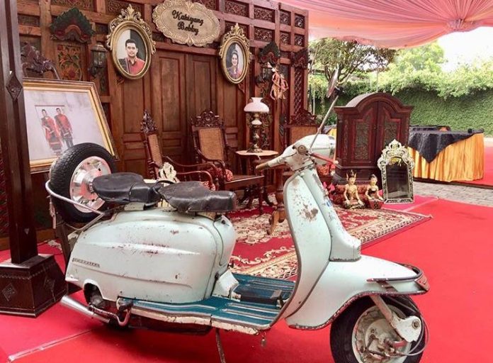 lambretta Tua di Pernikahan Kahiyang Ayu dan Bobby Nasution