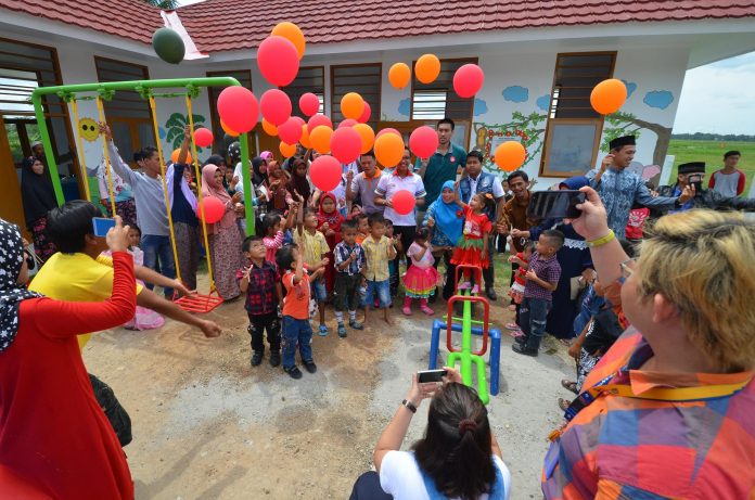 Dua PAUD Dibangun Yayasan Wahana Artha di Tangerang