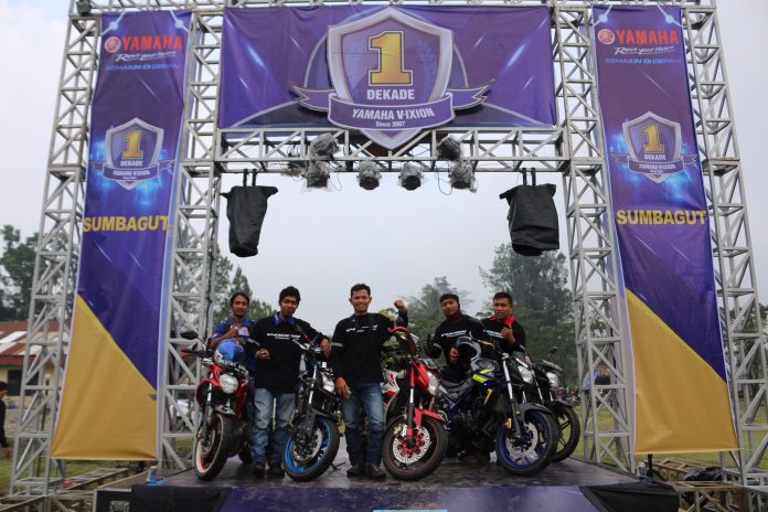 1 Dekade Yamaha Vixion di Sumatera Utara