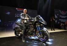Menghadap Eropa, Yamaha Niken Diperkenalkan Valentino Rossi Yamaha Niken