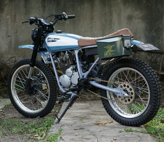 Modifikasi Scorpio Scrambler The Hoch Terpengaruh Karya Roland Sands modifikasi scorpio