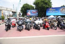 Artis Motorbaik Sukses Menggoyang Palembang Meski Macet Mengadang Artis Motorbaik Sukses Menggoyang Palembang