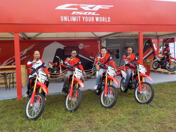 Honda CRF150L di Jawa Barat