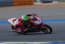 Sempat Highside, Gerry Salim Start dari Posisi ke-3 QTT AP250 ARRC Buriram Gerry Salim