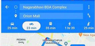 Google Maps meluncurkan navigasi sepeda motor