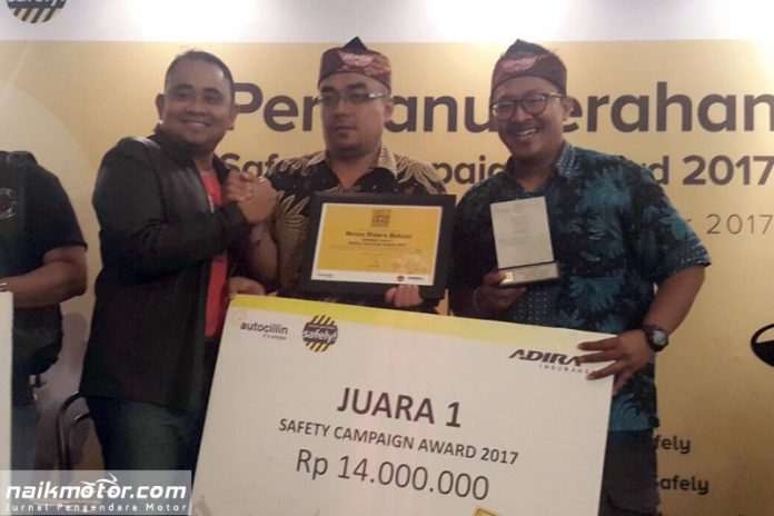 NMax Riders Bekasi Pemenang Pertama Safety Campaign Award 2017