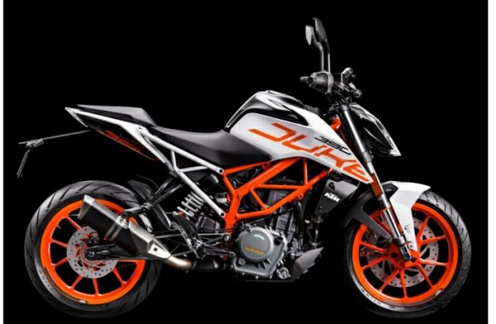 KTM 390 Duke Tersedia Dalam Warna Putih