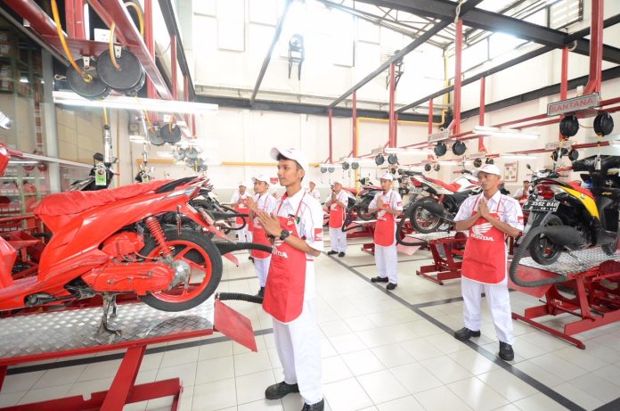 Lebih dari 5 Juta Unit Honda Dirawat AHASS Selama 2017