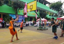 Pemain Basket Nasional Sambangi SMK Binaan Wahana Honda SMK Binaan