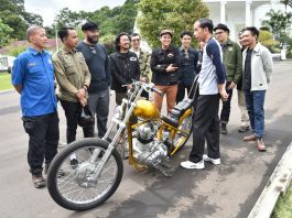 Setang Tinggi Jadi Alasan Jokowi Suka Motor Chopper Jokowi