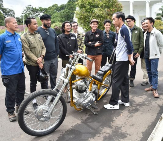 Setang Tinggi Jadi Alasan Jokowi Suka Motor Chopper Jokowi