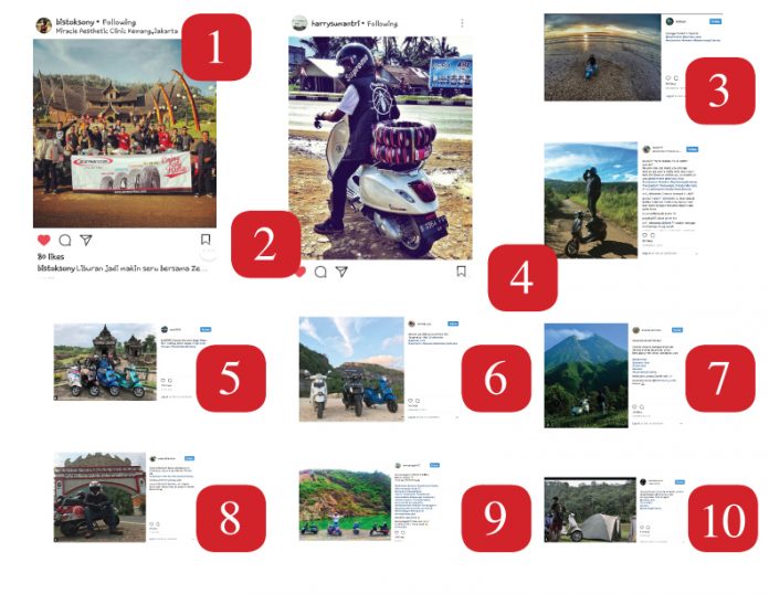 Pemenang Holiday With Your Scooter Instagram Photo Contest