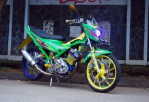 Modifikasi Suzuki Satria FU150 2014 Bunglon yang Nyaman untuk Harian Modifikasi Suzuki Satria FU150 2014 Bunglon
