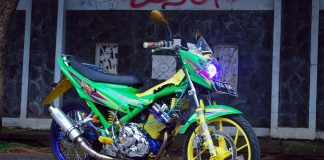 Modifikasi Suzuki Satria FU150 2014 Bunglon