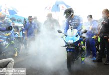 3.000 Bikers Suzuki Lahap Sirkuit Sentul Bareng Iannone dan Rins Suzuki