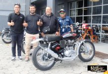 Gaya Retro Trial Scrambler DGS Garage Bandung Royal Enfield Bullet 350 Trial Scrambler DGS Garage Bandung