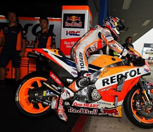 Ternyata Selama Tes MotoGP 2018 Buriram Honda Menggunakan Swing Arm Berbahan Serat Karbon Swing Arm Berbahan Serat Karbon