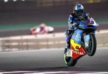 Alex Marquez Memimpin Free Practise 2 Moto2 2018 Qatar, Pembalap Federal Oil ke-11 Free Practise 2 Moto2 2018 Qatar