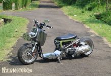 Rancangan Cimahi, Honda BeAT Dipermak Jadi Zoomer dengan Air Suspension Zoomer