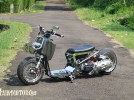 Rancangan Cimahi, Honda BeAT Dipermak Jadi Zoomer dengan Air Suspension Zoomer