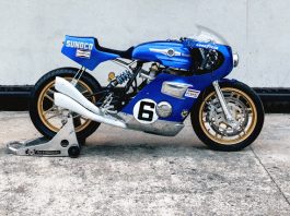 Modifikasi Benelli 354 Sport Cafe Racer, Penghormatan Buat Ferrari 512M Benelli 354 Sport