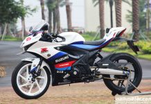 Modifikasi Suzuki GSX-R150 ‘Wanna Be’ Pakai Kaki-Kaki CBR250RR GSX-R150