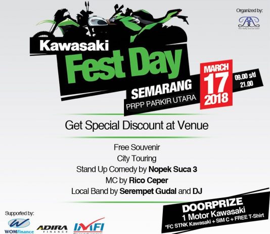 Kawasaki Fest Day Semarang Awali Roadshow KBW 2018 Bandung Kawasaki Fest Day Semarang