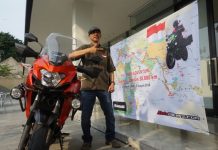 Stephen Langitan Solo Riding Jakarta-London 30 Ribu KM Stephen Langitan Solo Riding