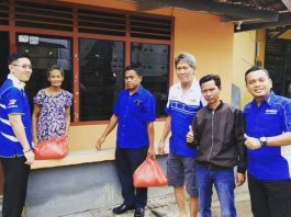 Yamaha Berbagi Bantu Korban Musibah Banjir Muntok Banjir Muntok