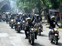 Ratusan Motoris Sunmori Bareng NaikMotor.com Menuju IIMS 2018 dari RE Pejaten