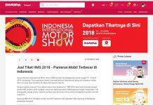 IIMS 2018 Besok Dibuka oleh Presiden Jokowi, Ini Harga Tiket Digitalnya Tiket digital