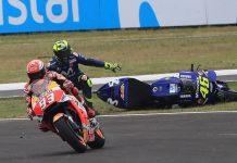 Yamaha Enggak Terima Aksi Marquez Jatuhkan Rossi di Argentina, Ini Reaksinya Aksi Marquez Jatuhkan Rossi
