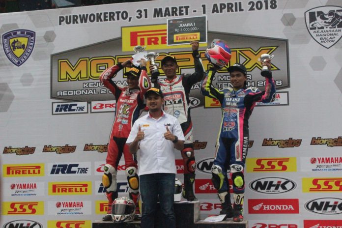 Fitriansyah Kete di Kejurnas Pirelli Motoprix Purwokerto