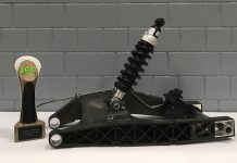 Konsep Swingarm Serat Karbon BMW Menang di JEC Innovation Award 2018 swingarm serat karbon
