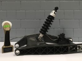 Konsep Swingarm Serat Karbon BMW Menang di JEC Innovation Award 2018 swingarm serat karbon