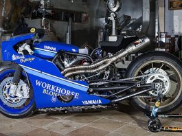 Yamaha Yard Built XSR700 Dragster Bol D’or 1985, Dragbike Berlivery Endurance Klasik Yamaha Yard Built XSR700 Dragster