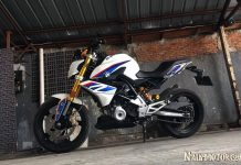 Modifikasi BMW G310R Gaya Anak SMA di Bekasi dengan Shocks Ohlins Modifikasi BMW G310R