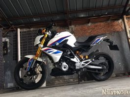 Modifikasi BMW G310R Gaya Anak SMA di Bekasi dengan Shocks Ohlins Modifikasi BMW G310R